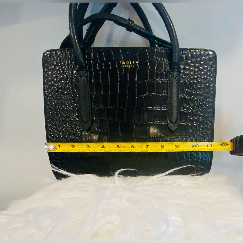RADLEY LONDON Brand New Black Genuine Leather Crossbody Shoulder Bag - Picture 13 of 15